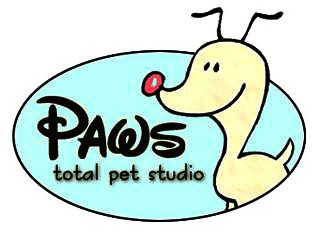 PAWS TOTAL PET STUDIO logo