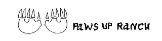 PAWS UP RANCH logo