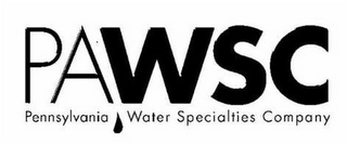 PAWSC PENNSYLVANIA WATER SPECIALTIES COMPANY logo