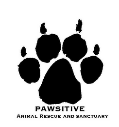 PAWSITIVE ANIMAL RESCUE AND SANCTUARY logo