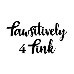 PAWSITIVELY 4 PINK logo