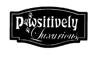 PAWSITIVELY LUXURIOUS logo