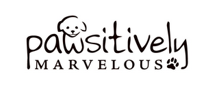 PAWSITIVELY MARVELOUS logo