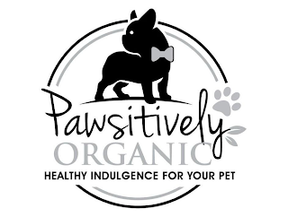 PAWSITIVELY ORGANIC HEALTHY INDULGENCE FOR YOUR PET logo