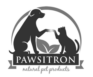 PAWSITRON NATURAL PET PRODUCTS logo