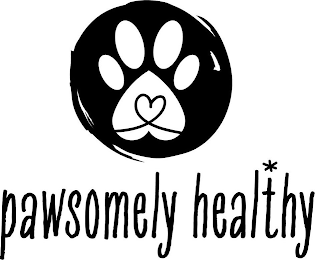 PAWSOMELY HEALTHY * logo