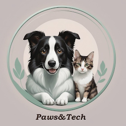 PAWS&TECH logo