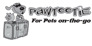 PAWTOOTIE FOR PETS ON-THE-GO logo