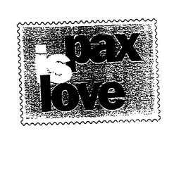 PAX IS LOVE logo