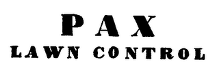 PAX LAWN CONTROL logo