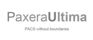 PAXERAULTIMA PACS WITHOUT BOUNDARIES logo