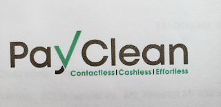 PAY CLEAN CONTACTLESS CASHLESS EFFORTLESS logo