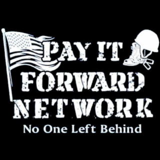 PAY IT FORWARD NETWORK NO ONE LEFT BEHIND logo