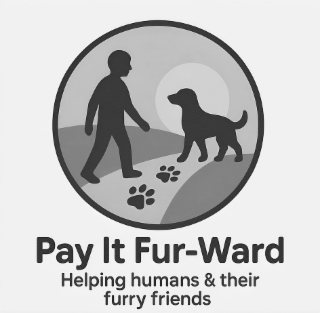 PAY IT FUR-WARD HELPING HUMANS & THEIR FURRY FRIENDS logo