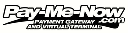 PAY-ME-NOW.COM PAYMENT GATEWAY AND VIRTUAL TERMINAL logo