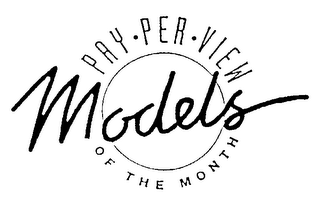 PAY-PER-VIEW OF THE MONTH MODELS logo