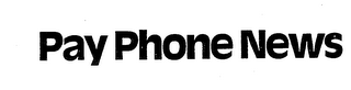 PAY PHONE NEWS logo