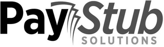PAY STUB SOLUTIONS logo