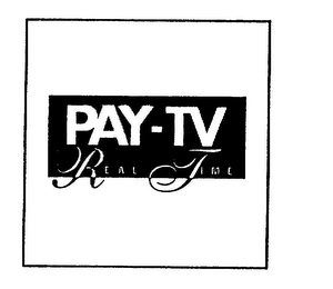 PAY-TV REAL TIME logo