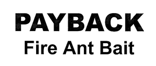 PAYBACK FIRE ANT BAIT logo