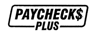 PAYCHECK$ PLUS logo