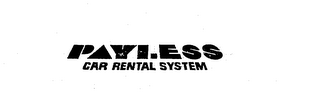PAYLESS CAR RENTAL SYSTEM logo