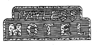 PAYLESS M O T E L logo