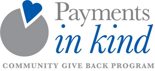 PAYMENTS IN KIND COMMUNITY GIVE BACK PROGRAM logo