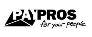PAYPROS FOR YOUR PEOPLE logo