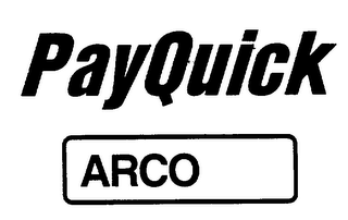 PAYQUICK ARCO logo