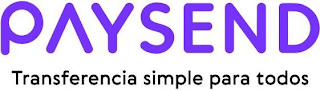 PAYSEND TRANSFERENCIA SIMPLE PARA TODOS logo