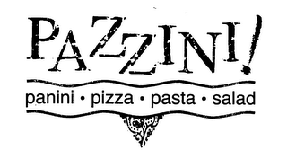 PAZZINI! PANINI · PIZZA · PASTA · SALAD logo