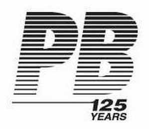 PB 125 YEARS logo