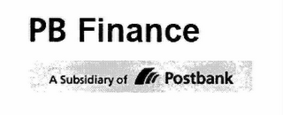 PB FINANCE A  SUBSIDIARY OF POSTBANK logo