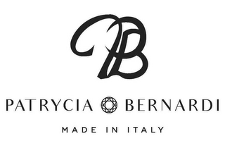 PB PATRYCIA BERNARDI MADE IN ITALY logo