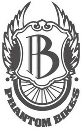 PB PHANTOM BIKES logo