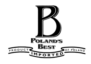 PB POLAND'S BEST PRODUCT IMPORTED OF POLAND logo