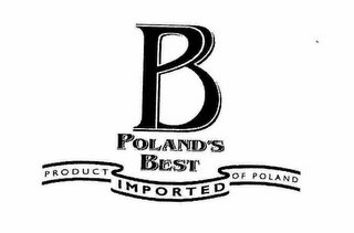 PB POLAND'S BEST PRODUCT IMPORTED OF POLAND logo
