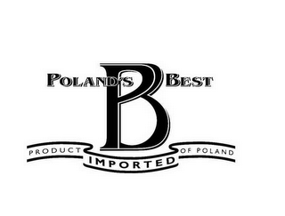 PB POLAND'S BEST PRODUCT IMPORTED OF POLAND logo