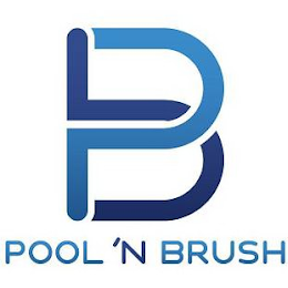 PB POOL 'N BRUSH logo
