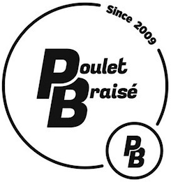 PB POULET BRAISÉ SINCE 2009 logo