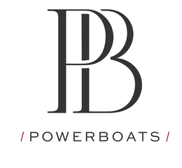 PB POWERBOATS logo