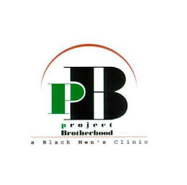 PB PROJECT BROTHERHOOD A BLACK MEN'S CLINIC logo