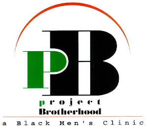PB PROJECT BROTHERHOOD A BLACK MEN'S CLINIC logo