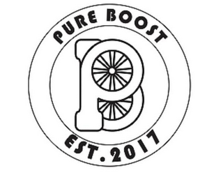 PB PURE BOOST EST. 2017 logo