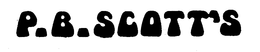 P.B. SCOTT'S logo
