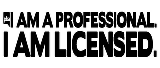 PBA I AM A PROFESSIONAL. I AM LICENSED. logo