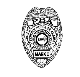 PBA PERFECT BURGLAR ALARM logo