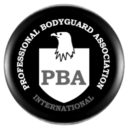 PBA PROFESSIONAL BODYGUARD ASSOCIATION INTERNATIONAL logo