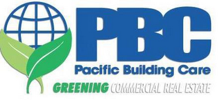 PBC PACIFIC BUILDING CARE GREENING COMMERCIAL REAL ESTATE logo